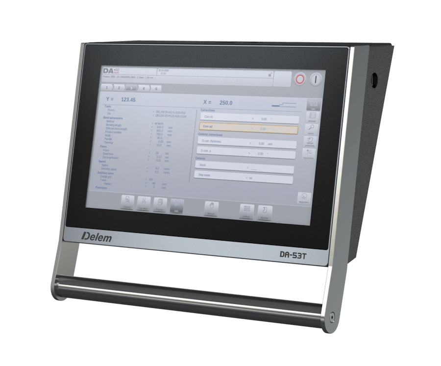 The process of selecting a press brake controller - da 53tx press brake controller