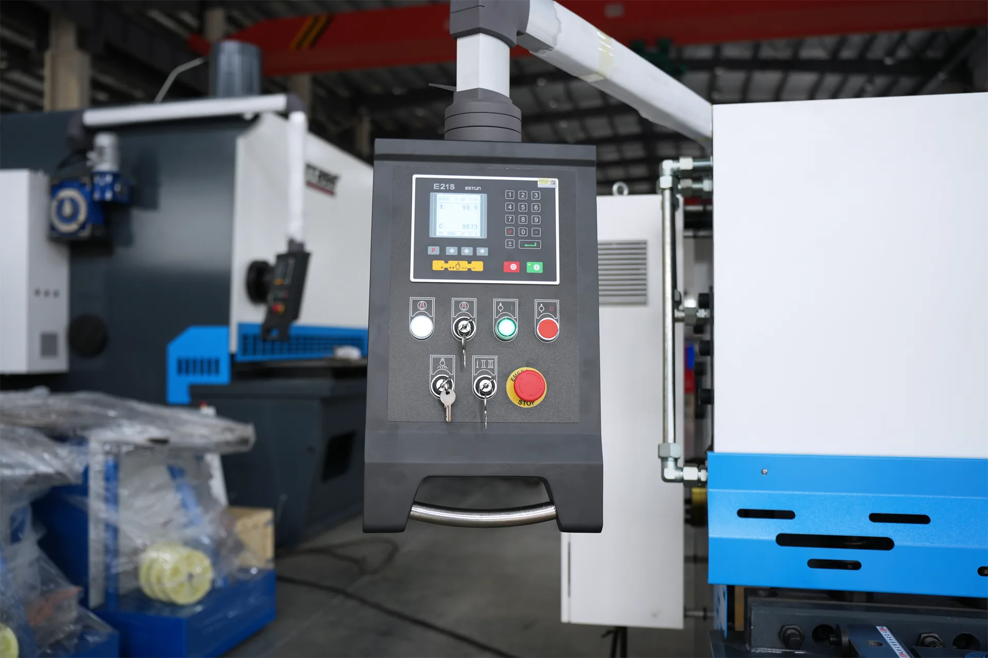 QC12K-6X3200 With ESTUN E21S Hydraulic Shearing Machine - estun e21s control​
